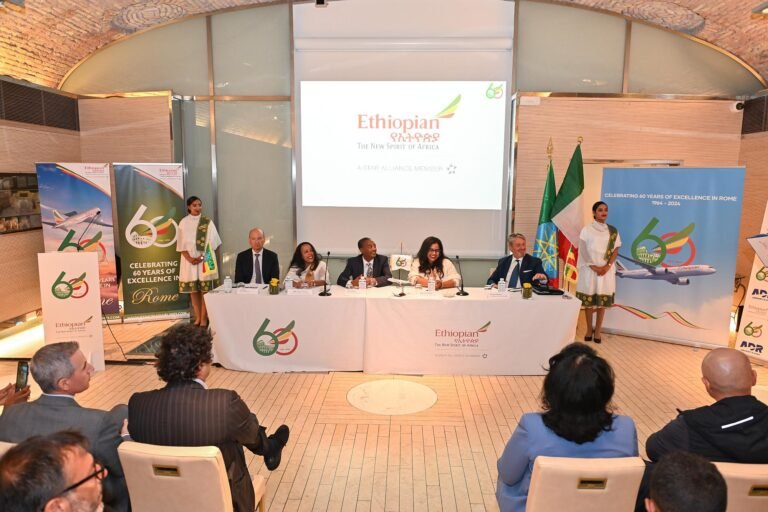 Ethiopian Airlines Celebrates 60 Years of Uninterrupted Service to Rome: A Milestone in Aviation Excellence