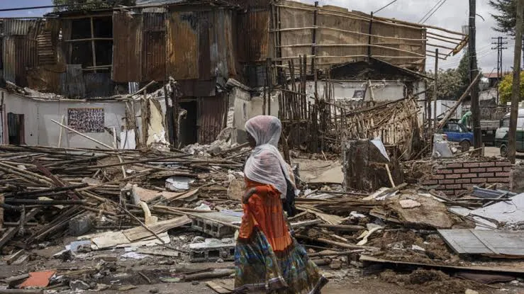 Artist Azeb Worku Powerful Reflection on the Clash Between Development and Dignity