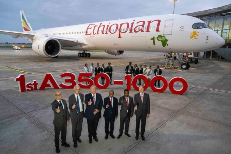 Ethiopian Airlines’ Airbus A350-1000 Makes First Flight to Lagos