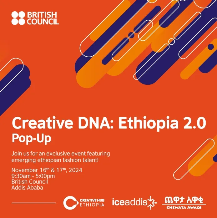 Creative DNA Ethiopia 2.0 Pop-Up Showcases Bold & Innovative DesignsJoin Us for an Exclusive Event Featuring Emerging Ethiopian Fashion Talent