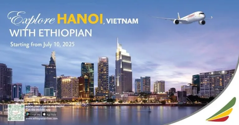 Ethiopian Airlines to Launch Direct Flights to Hanoi, Vietnam