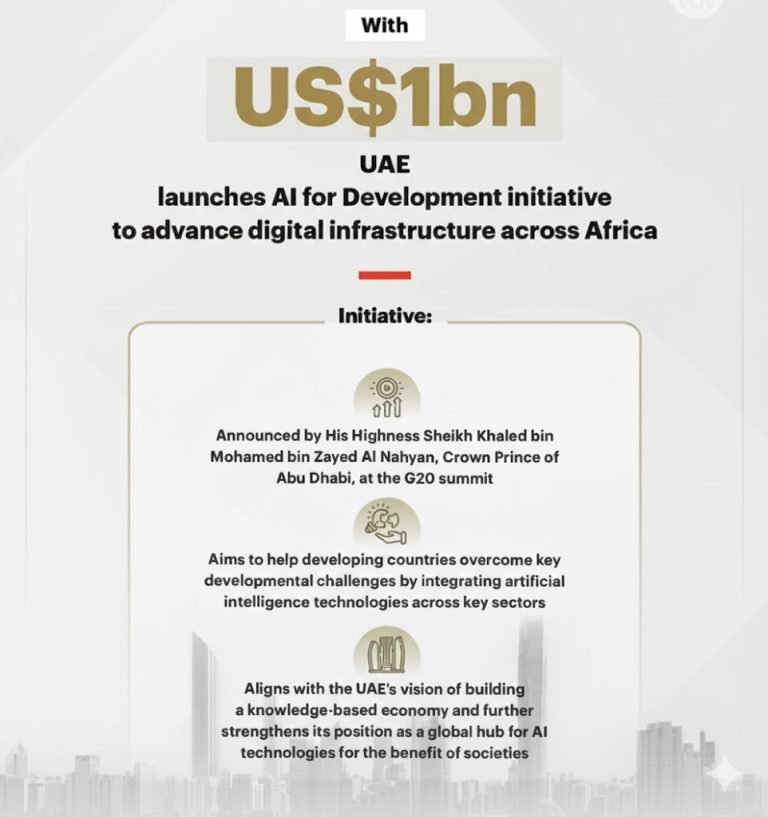 UAE launches US$1 billion ‘AI for Development’ initiative to advance digital infrastructure across Africa