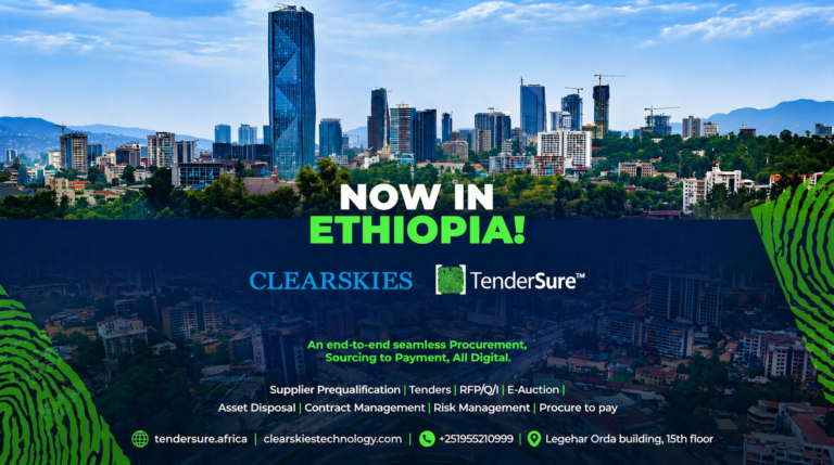 Digitizing end to end Procurement : Why Top Organizations are Turning to TenderSureTM ETHIOPIA